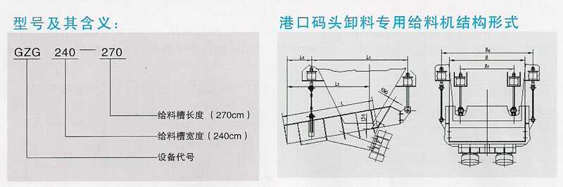 港口码头卸料系列给料机型号及结构