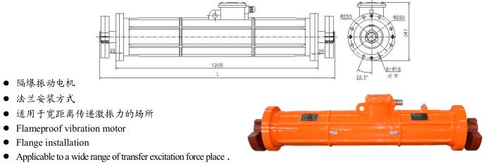 VLB-WF 系列隔爆振动电机技术数据