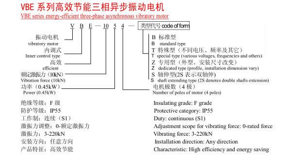VBE系列高效节能三相异步振动电机